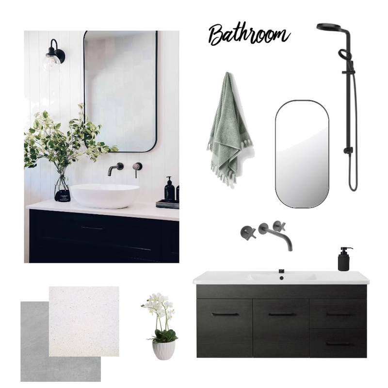 Sandstone Bathroom Mood Board by catdarrach on Style Sourcebook