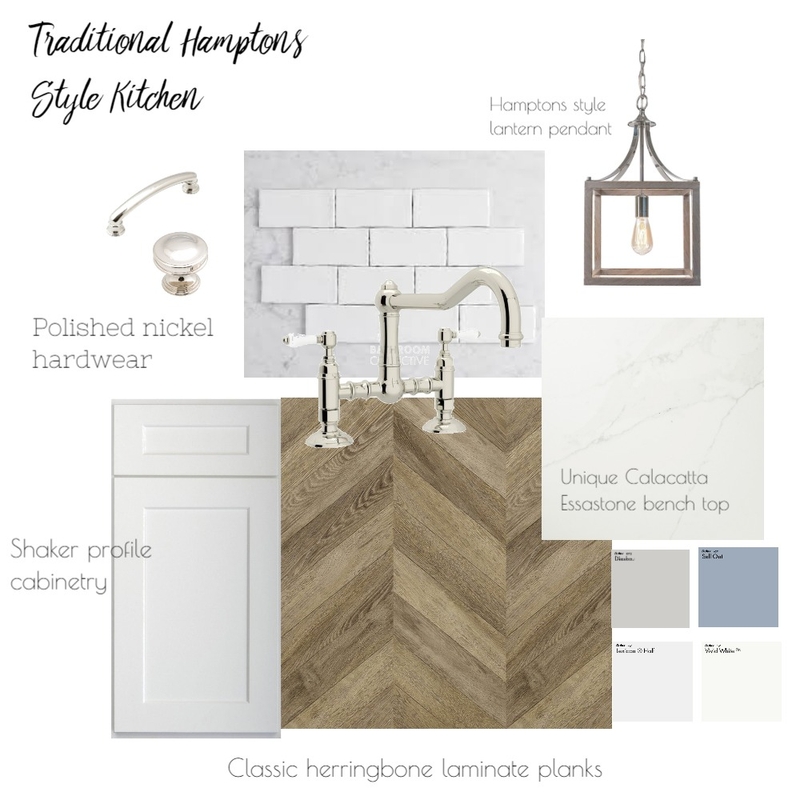 Traditional Hamptons Kitchen Board Mood Board by christina_helene designs on Style Sourcebook