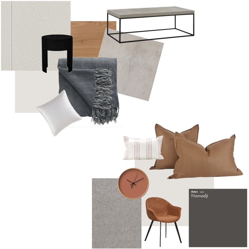 SIMES - Colour Board Achromatic and Accented Achromatic Mood Board by Kahli Jayne Designs on Style Sourcebook