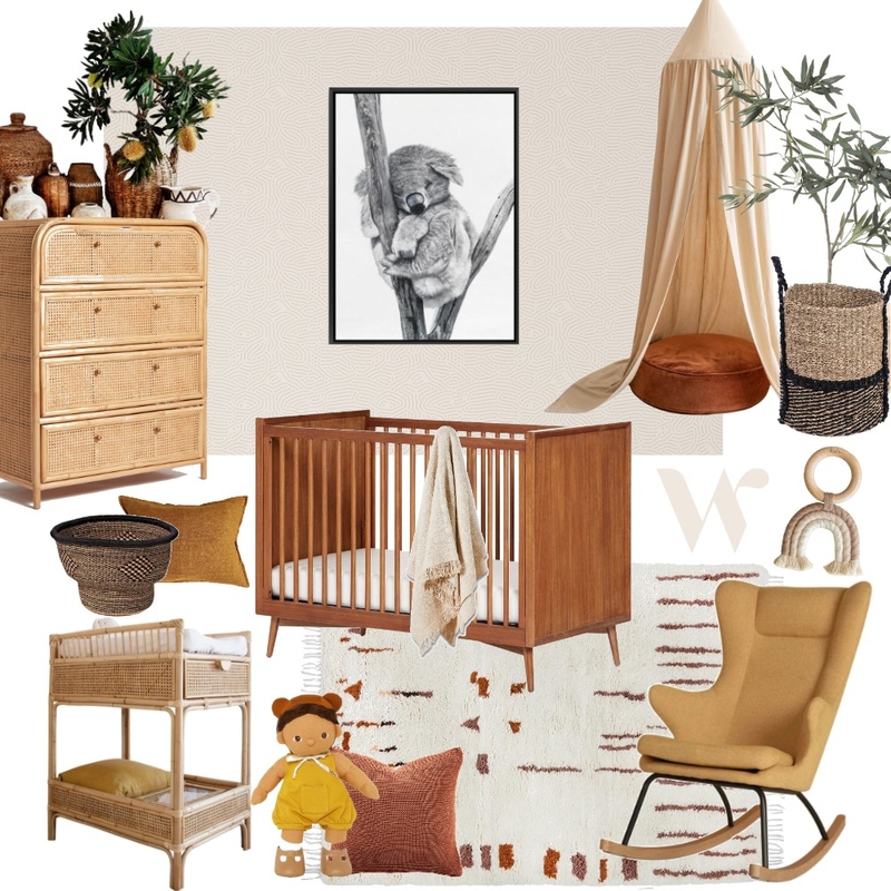 Australiana Nursery Mood Board by The Whole Room on Style Sourcebook