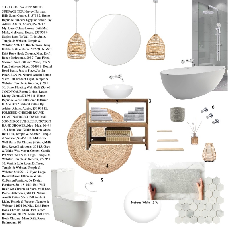 Bathroom Mood Board by Gabbi_1762 on Style Sourcebook