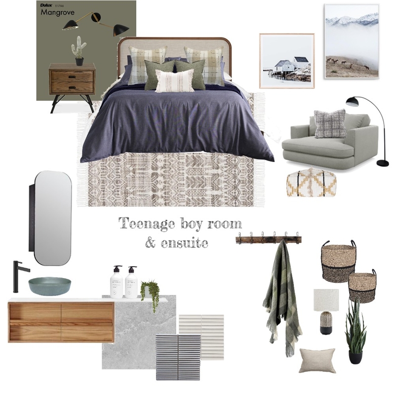 Teenage boys room Mood Board by Lannie on Style Sourcebook