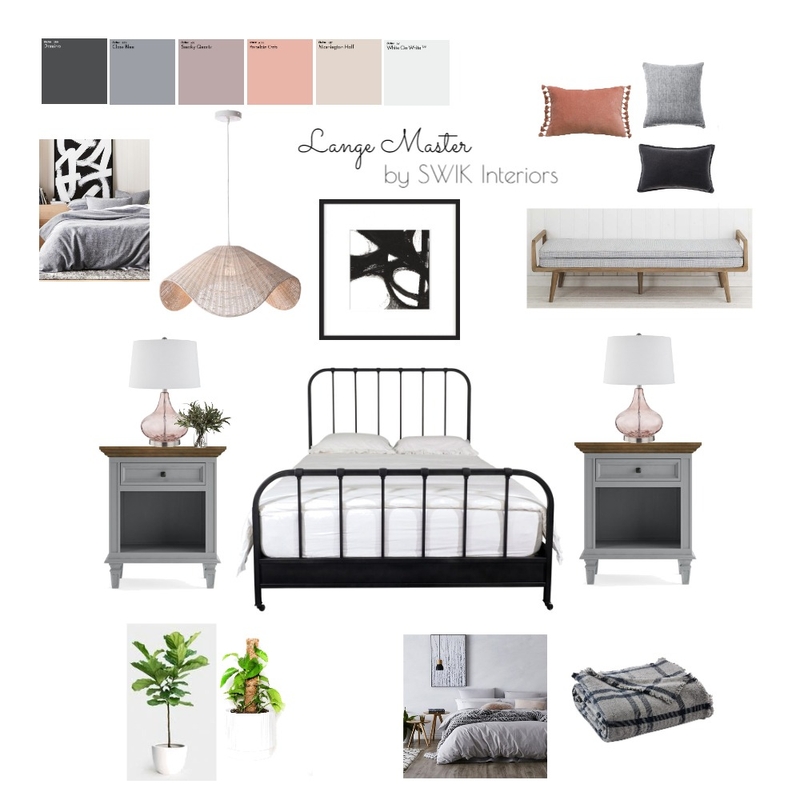 Master Bedroom Initial Ideas Mood Board by Libby Edwards on Style Sourcebook