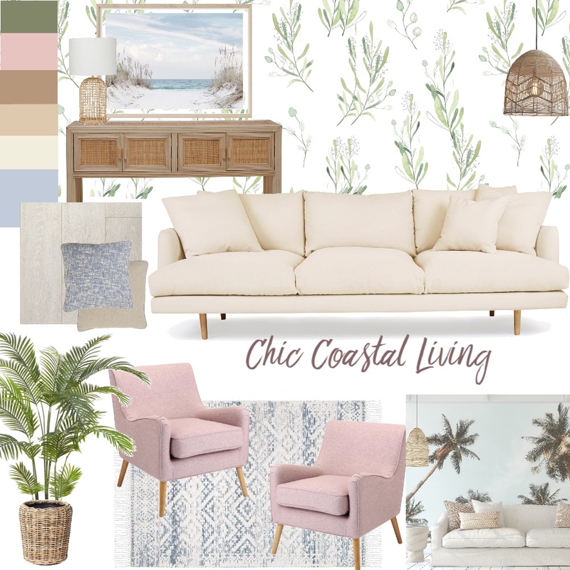 Chic Coastal Living Mood Board by GCM Interiors on Style Sourcebook