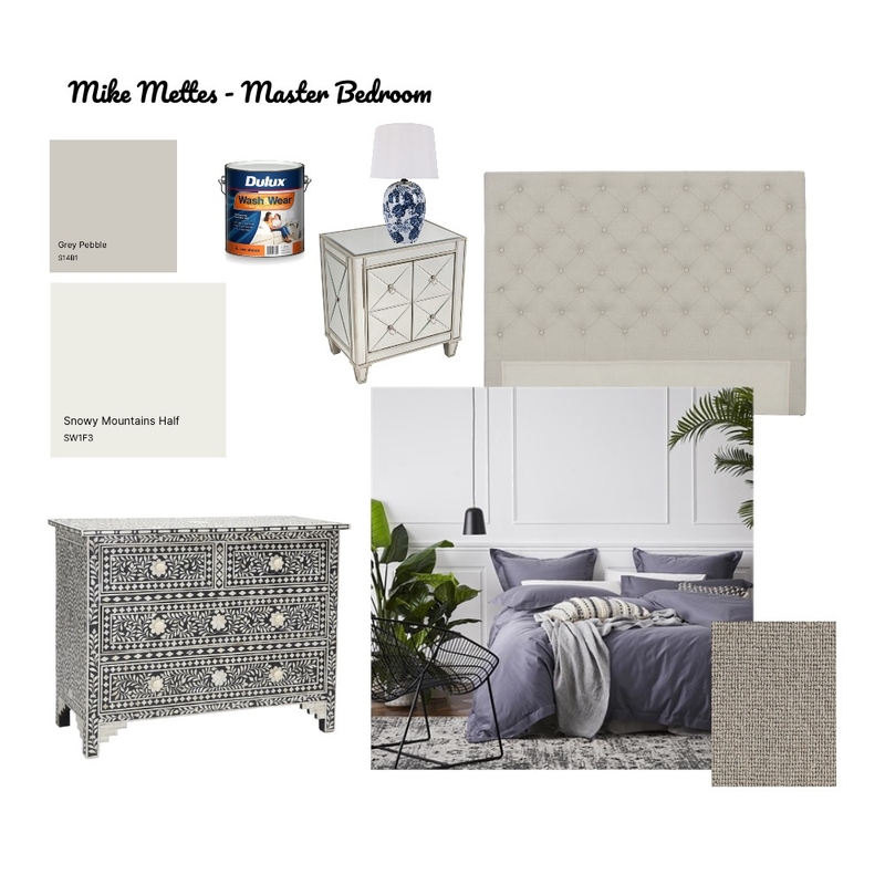 Mike Mettes Master Bedroom Mood Board by LesleyTennant on Style Sourcebook