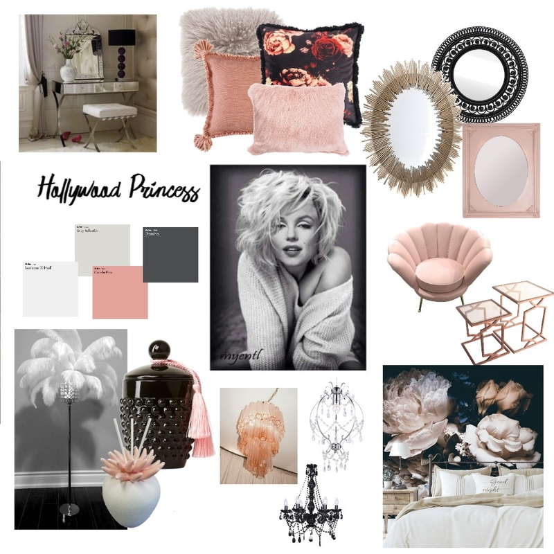 Hollywood Princess Mood Board by Renee Skuse on Style Sourcebook