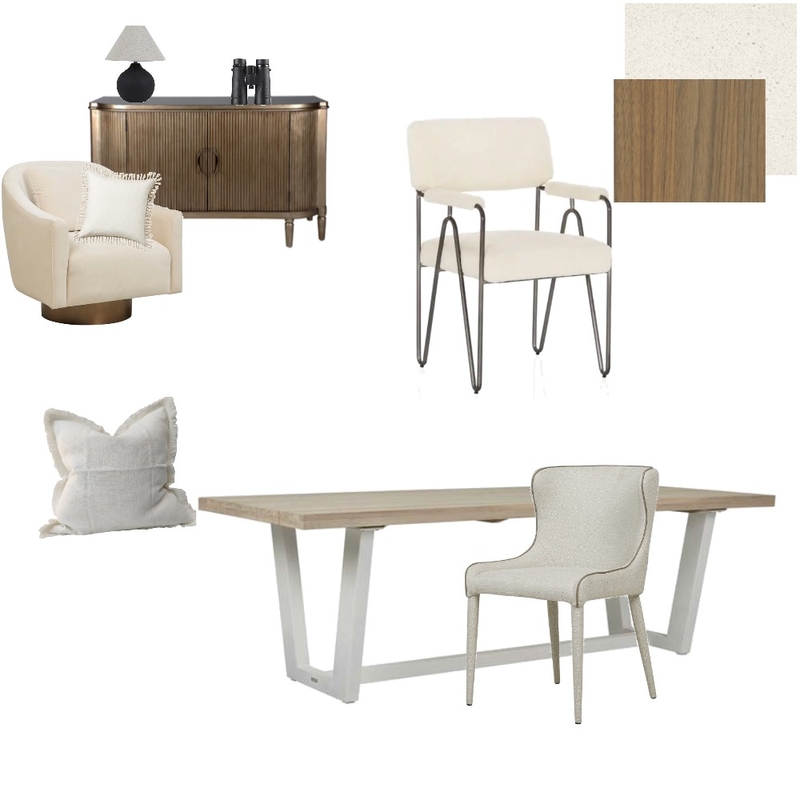 HAWKE - Draft Concepts Classic Hamptons Dining and Sitting Mood Board by Kahli Jayne Designs on Style Sourcebook