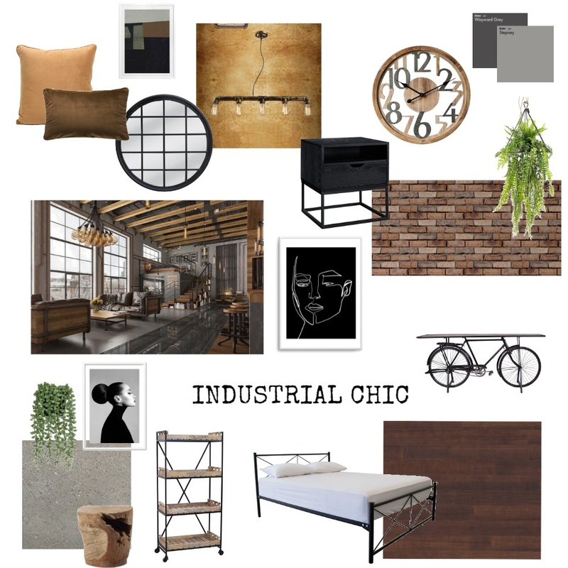 INDUSTRIAL Mood Board by KAYLAR on Style Sourcebook