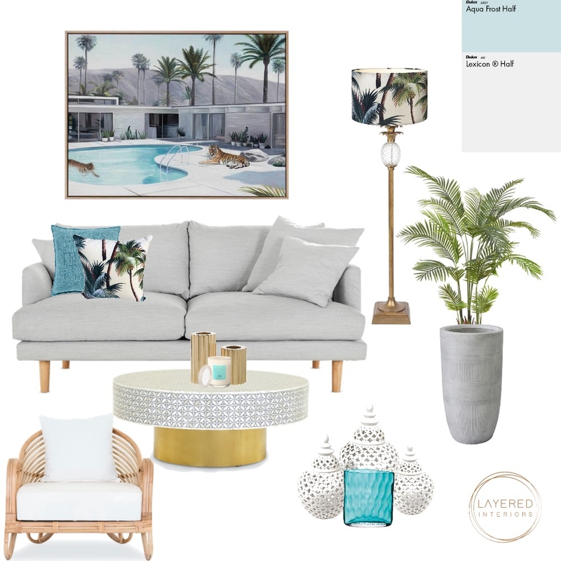 Summer Living Room Mood Board by Layered Interiors on Style Sourcebook