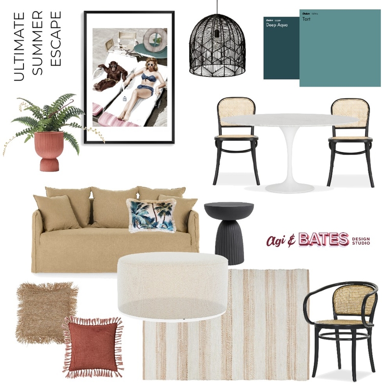 Ultimates Summer Escape Mood Board by msmbates on Style Sourcebook