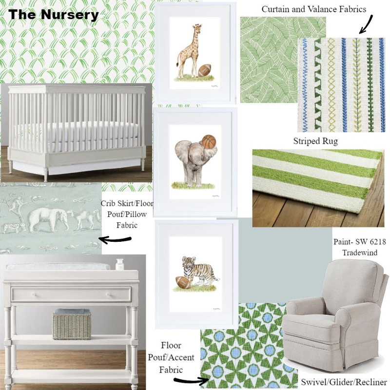 BarbaraAnn Nursery Mood Board by Intelligent Designs on Style Sourcebook