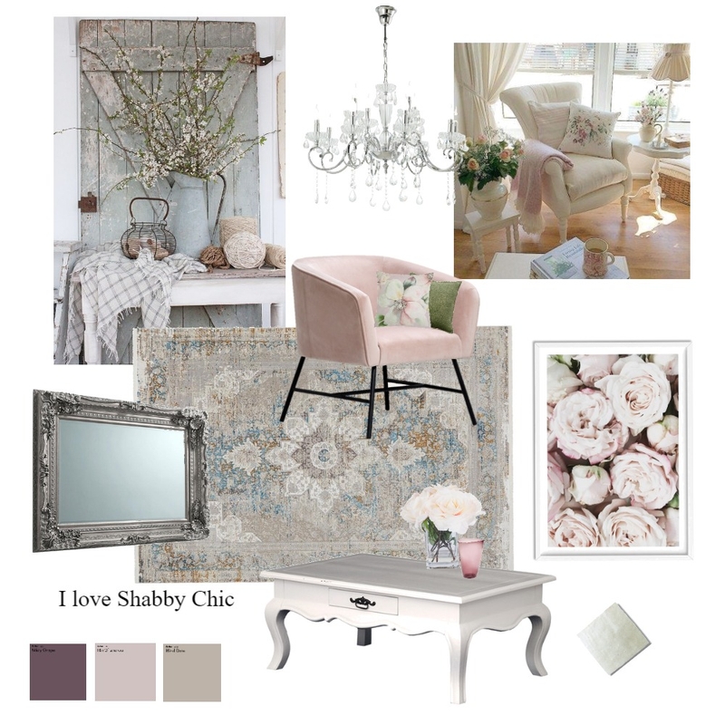 I love Shabby Chic Mood Board by Maryna Rossouw on Style Sourcebook