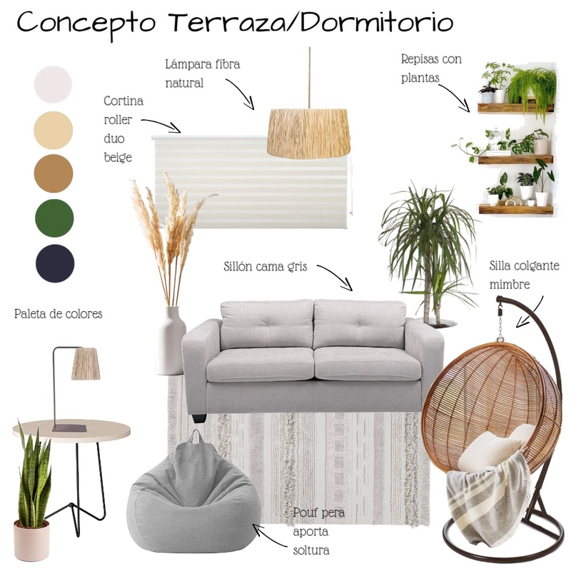 Dormitorio Terraza Mood Board by caropieper on Style Sourcebook