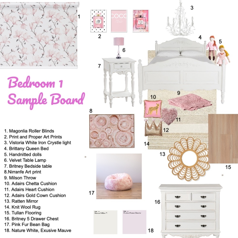 Bedroom 1 Mood Board by kellyengst on Style Sourcebook