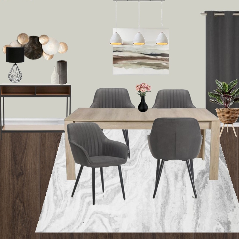 D2 - DINING ROOM MODERN NEUTRAL GREY & BROWN Mood Board by Taryn on Style Sourcebook