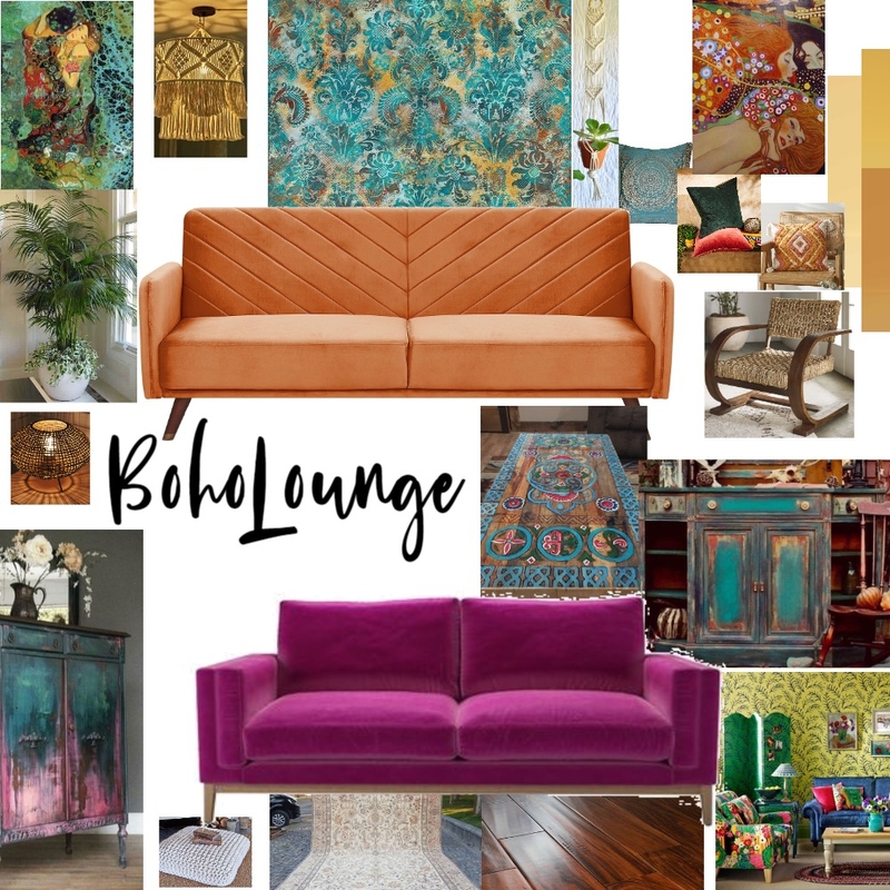 Boho Lounge Mood Board by kellyk on Style Sourcebook