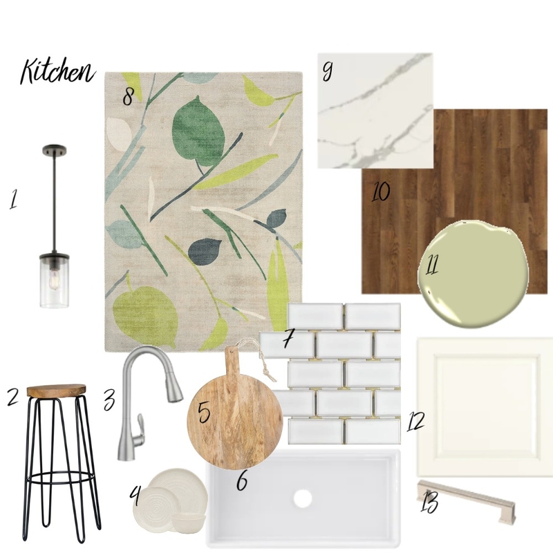 Module 9 Kitchen Sample Board Mood Board by Jessica on Style Sourcebook