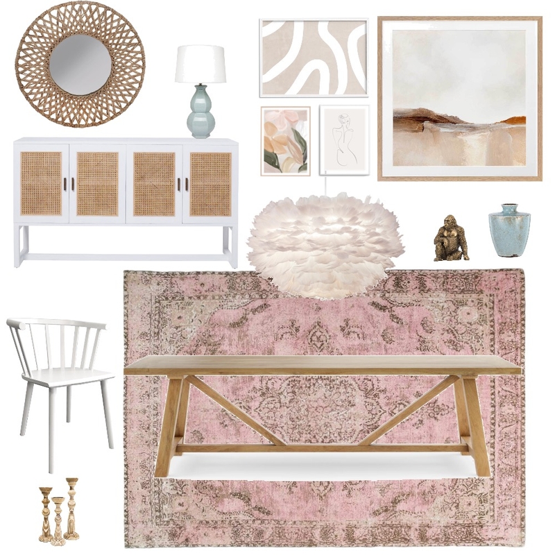 Module 9 Dining Room Mood Board by MillieJean on Style Sourcebook