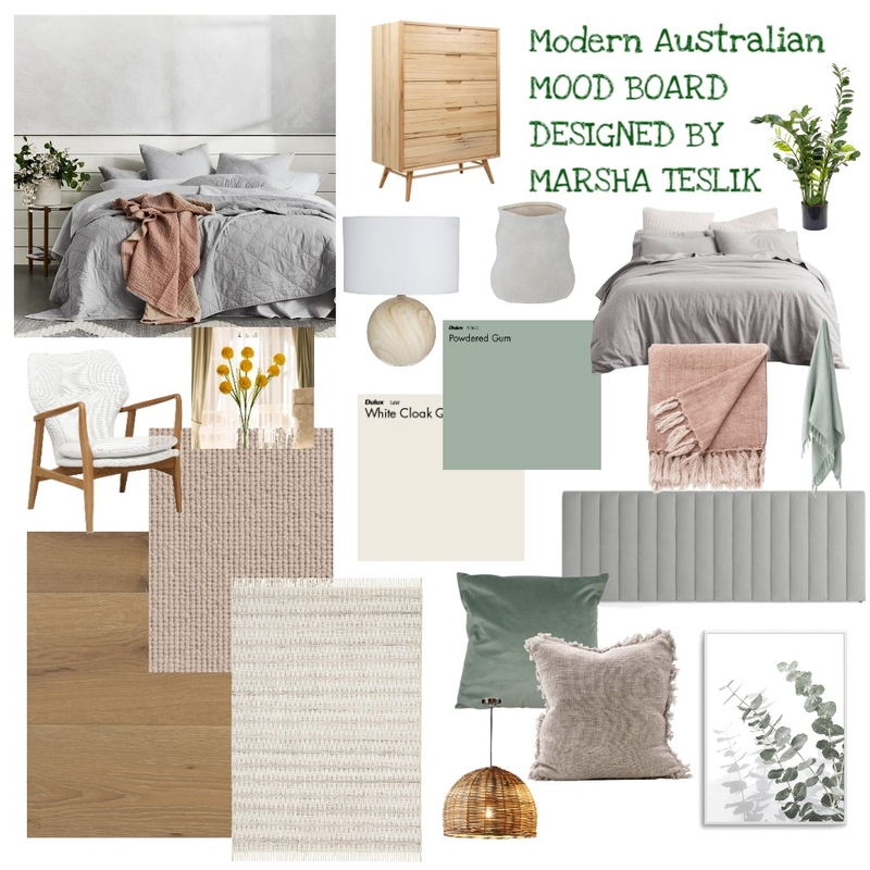 Modern Australian - Module 3 Mood Board by 4 Corners Design on Style Sourcebook