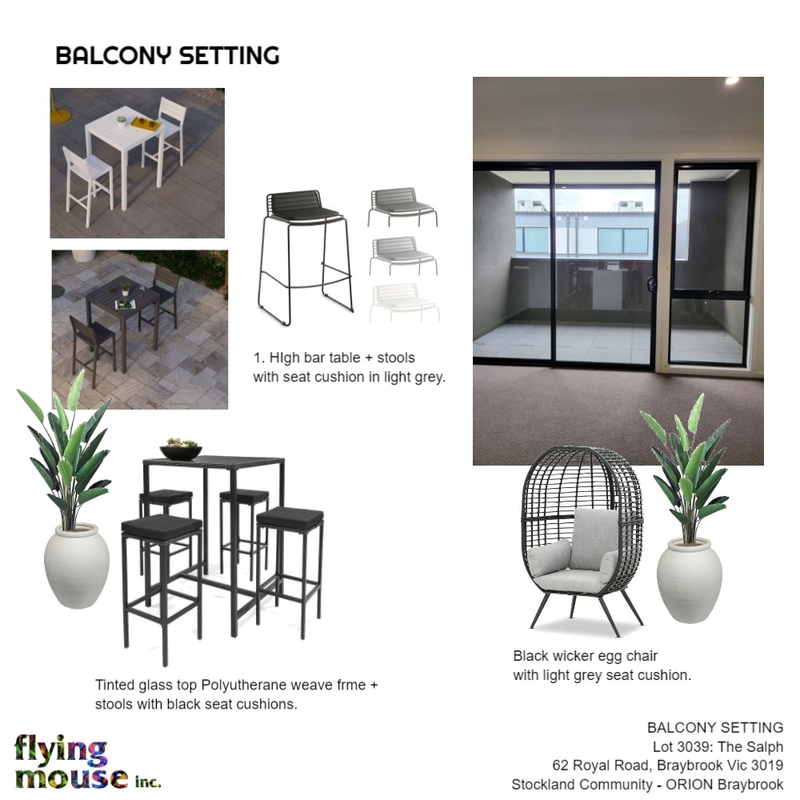 Salph: Balcony setting Mood Board by Flyingmouse inc on Style Sourcebook