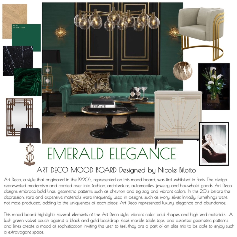 Art Deco Mood Board by Bilotton72 on Style Sourcebook