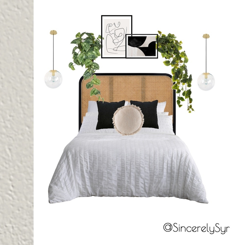 @sincerelysyr - monochrome bedroom Mood Board by SincerelySyr on Style Sourcebook