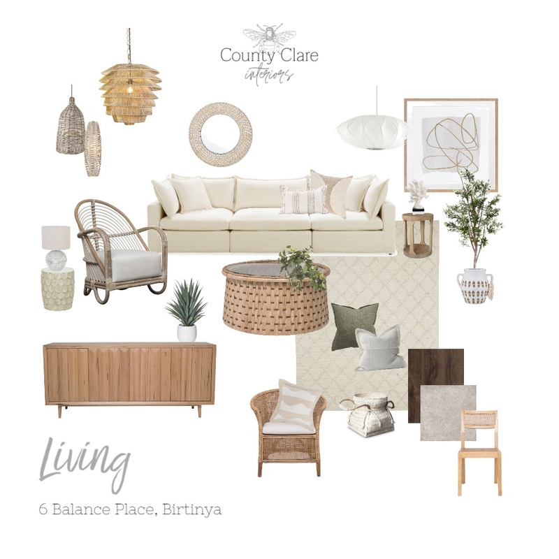 Birtinya - Living Mood Board by Josie Bowers on Style Sourcebook