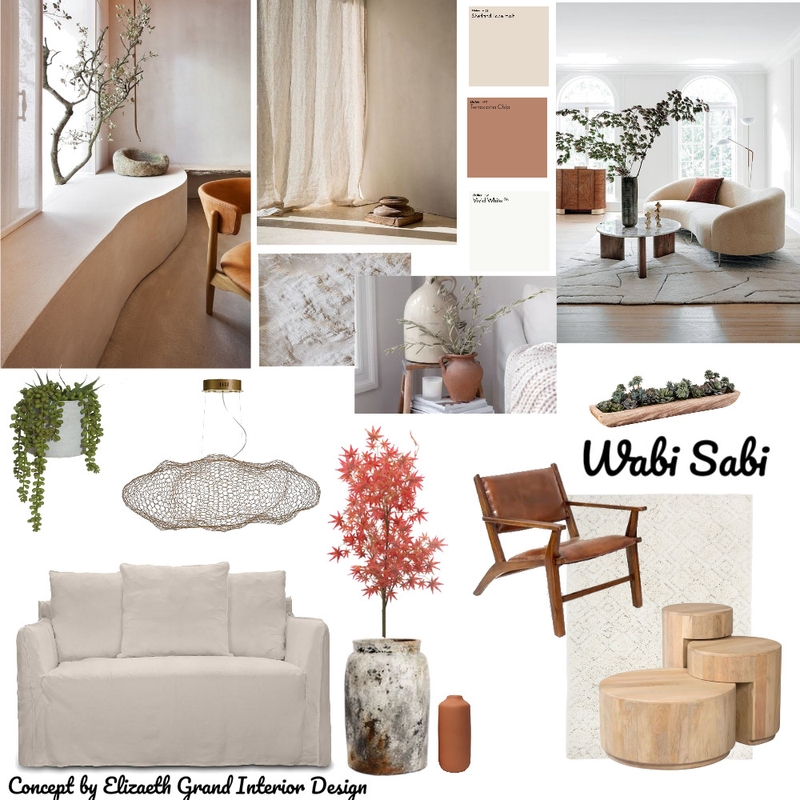 Wabi Sabi Mood Board by Elizabeth Grand on Style Sourcebook