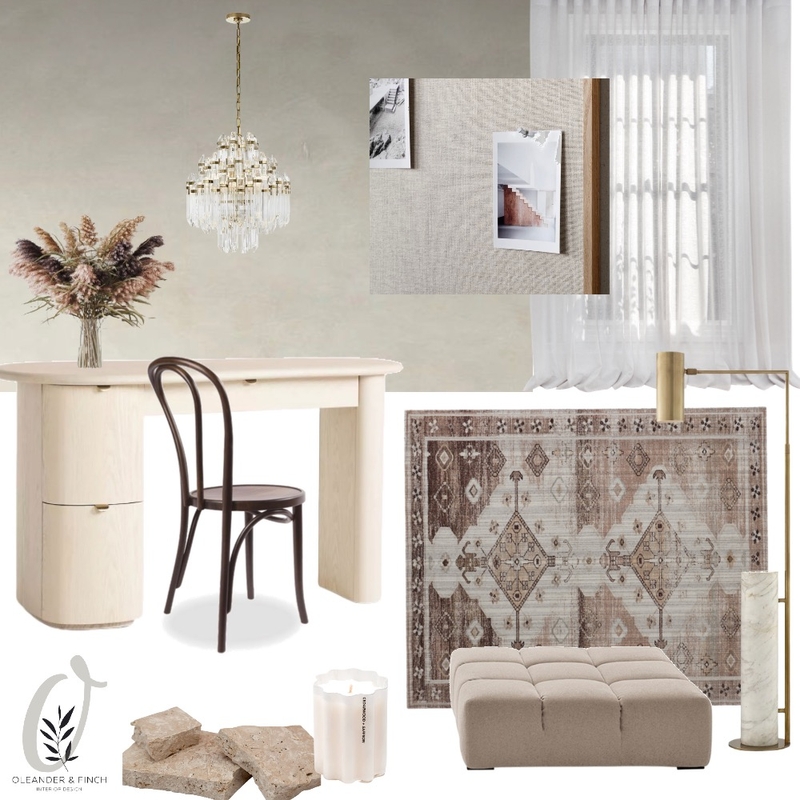 Desk Mood Board by Oleander & Finch Interiors on Style Sourcebook