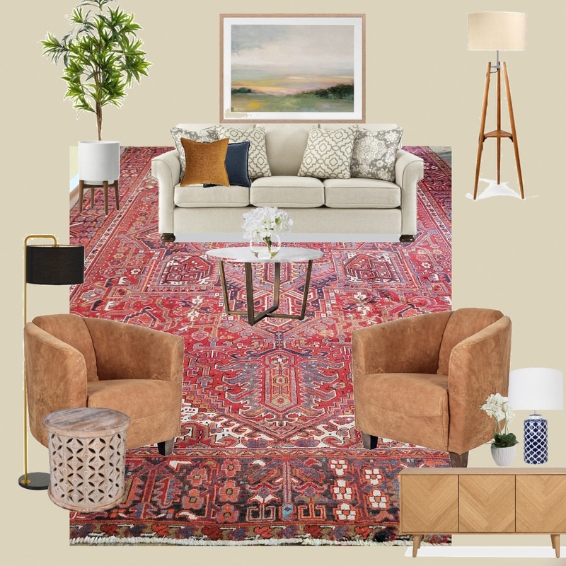 living room heriz Mood Board by Jaleh on Style Sourcebook