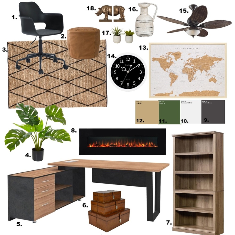 study sample board Mood Board by Rene Du Preez on Style Sourcebook