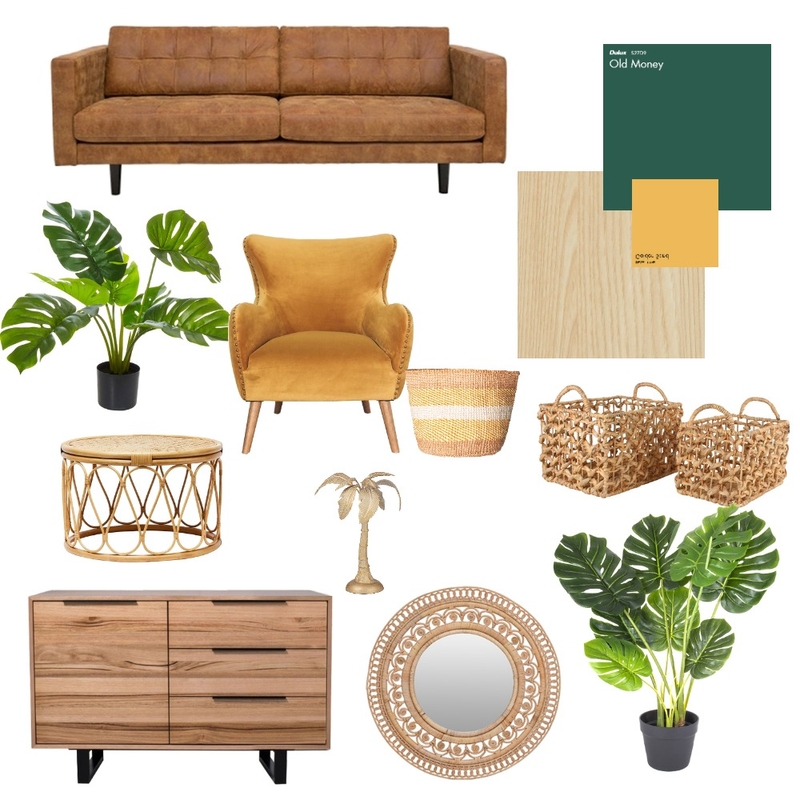 Green & Gold Mood Board by leoniemarsman on Style Sourcebook