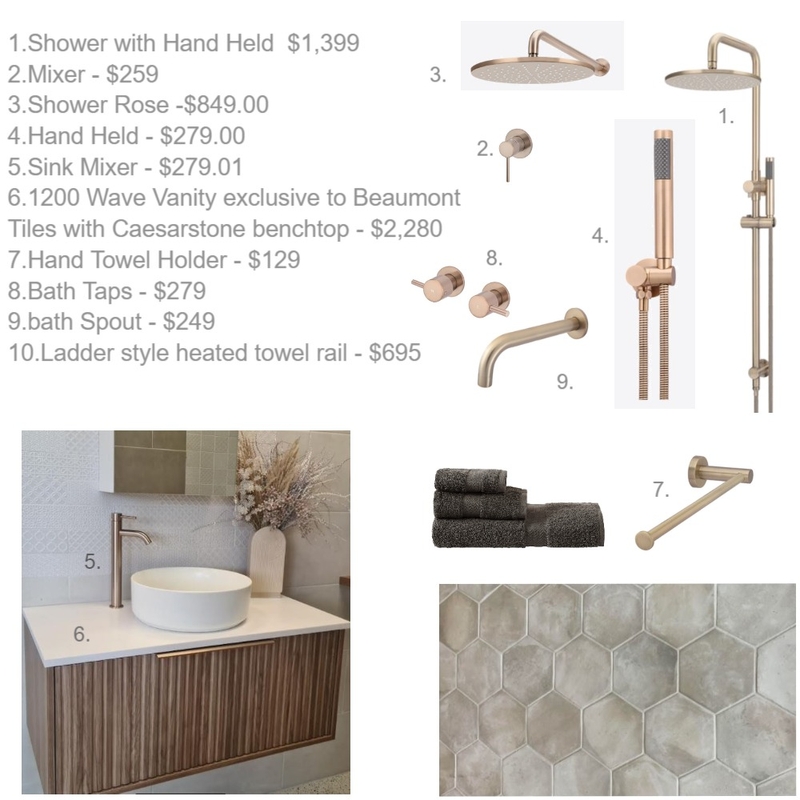 Janelles bathroom Mood Board by Ledonna on Style Sourcebook