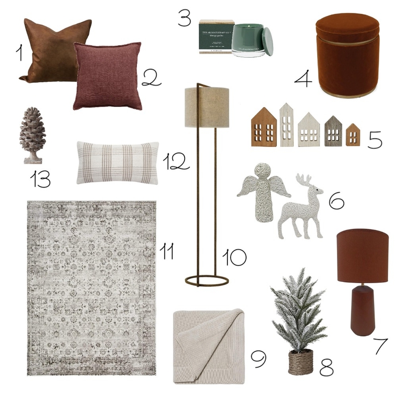 Christmas Mood Board by Sarahdegit on Style Sourcebook