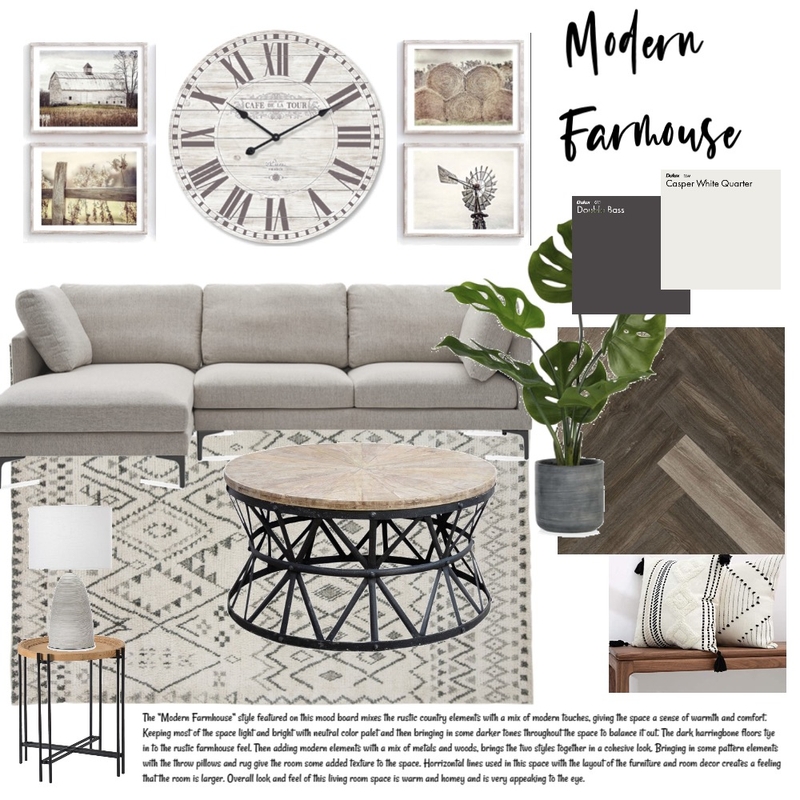 Modern Farmhouse Mood Board by Kracing08 on Style Sourcebook