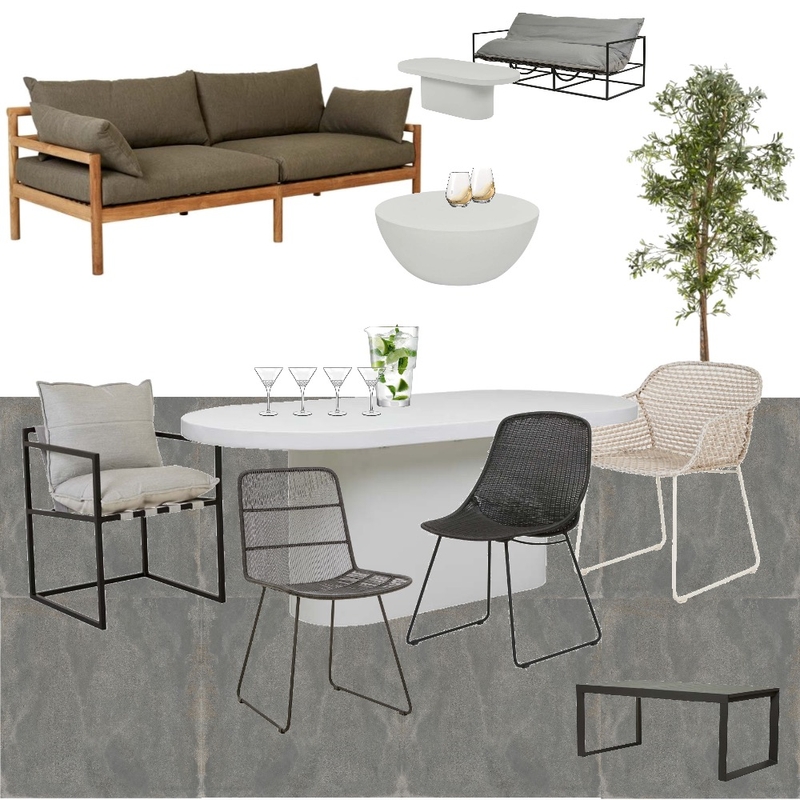 STREET - Draft Concepts Contemporary Outdoor Mood Board by Kahli Jayne Designs on Style Sourcebook