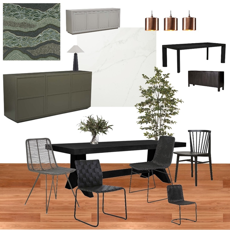 STREET - Draft Concepts Contemporary Australian Dining Mood Board by Kahli Jayne Designs on Style Sourcebook