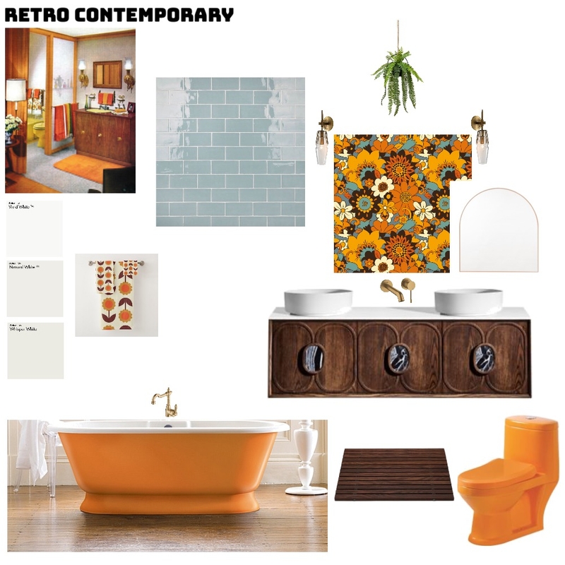 RETRO CONTEMPORARY Mood Board by modernminimalist on Style Sourcebook