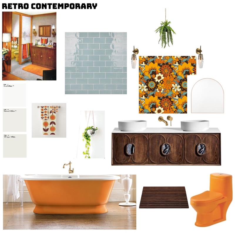 RETRO CONTEMPORARY Mood Board by modernminimalist on Style Sourcebook