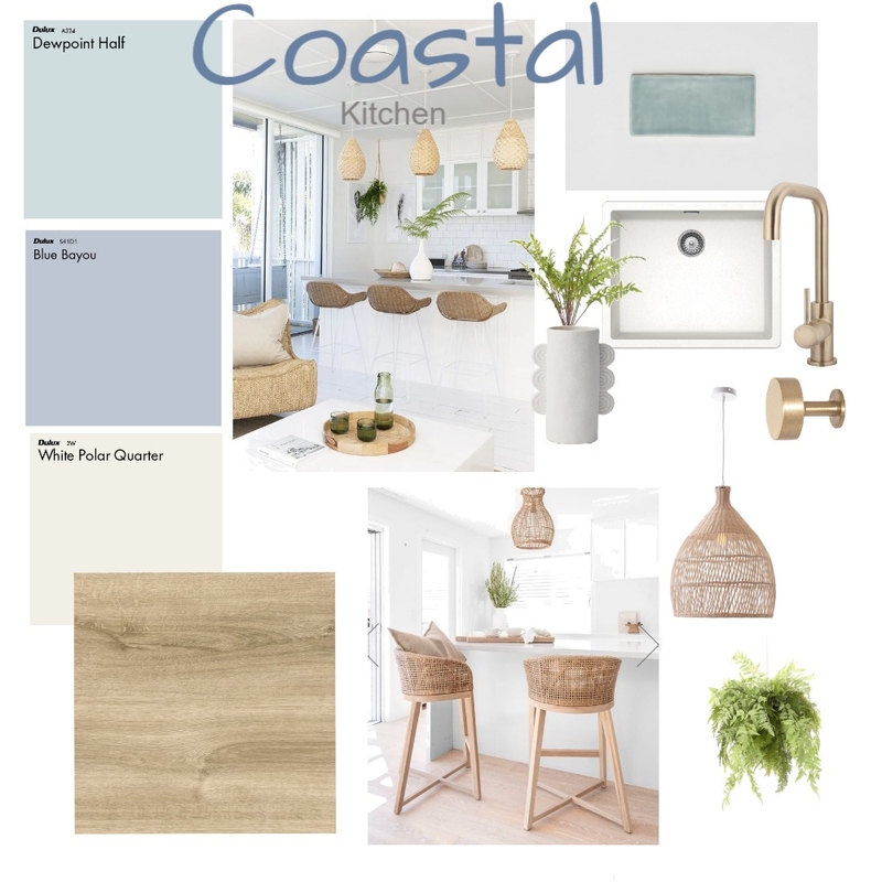 Coastal Kitchen Mood Board by Shell Shepherd on Style Sourcebook