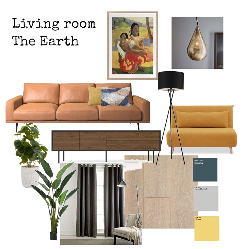 Living Room The Earth Mood Board by Oksana Olivia on Style Sourcebook