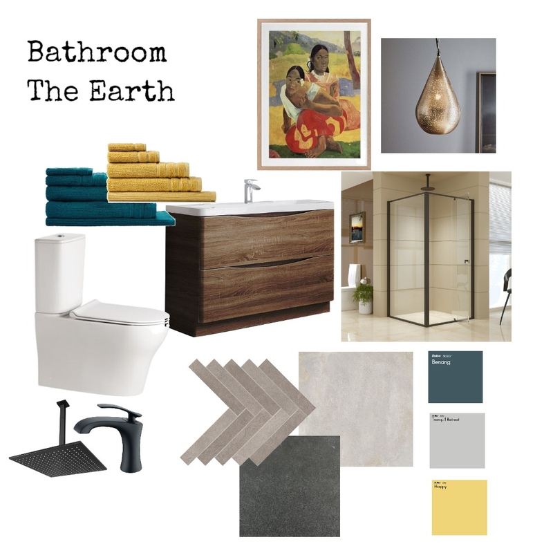 Bathroom The Earth Mood Board by Oksana Olivia on Style Sourcebook