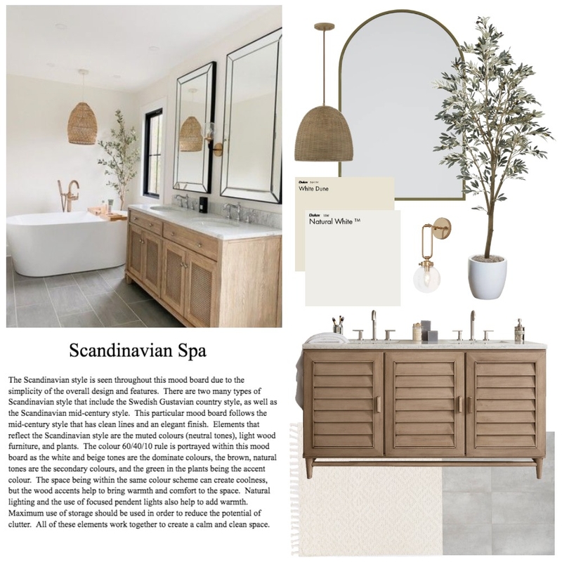 Scandinavian Spa Mood Board by meglockerbie on Style Sourcebook