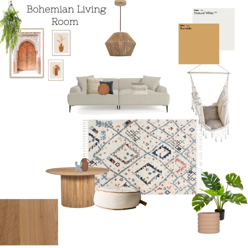 Bohemian Mood Board by MT Interiors on Style Sourcebook