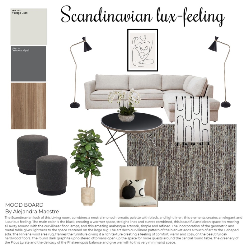 Scandinavian lux-feeling Mood Board by Alejandra Maestre on Style Sourcebook
