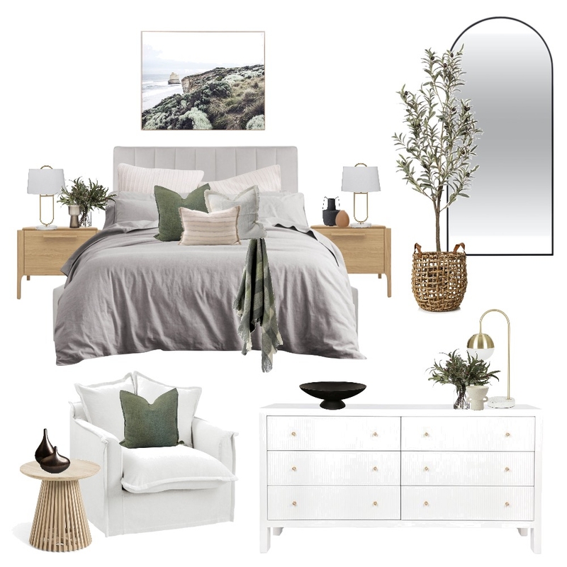 Bedroom Mood Board by Sage & Stone Styling on Style Sourcebook