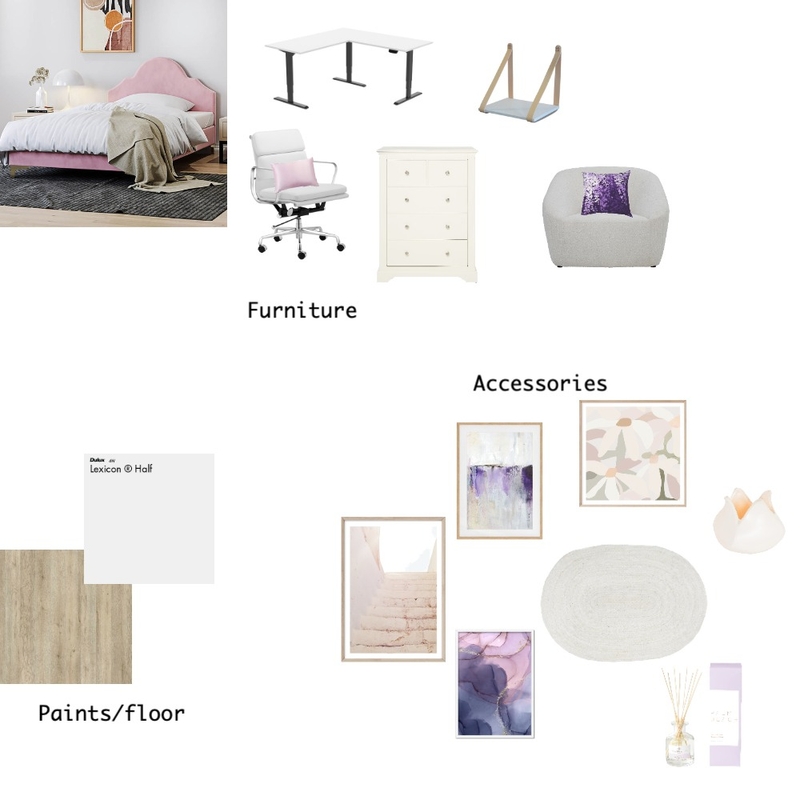 Olivia's room! Mood Board by Gumpeee on Style Sourcebook