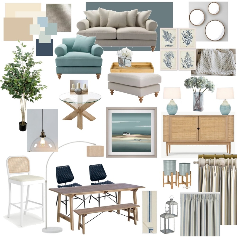 Coastal living/dining Mood Board by Coosh Interiors on Style Sourcebook