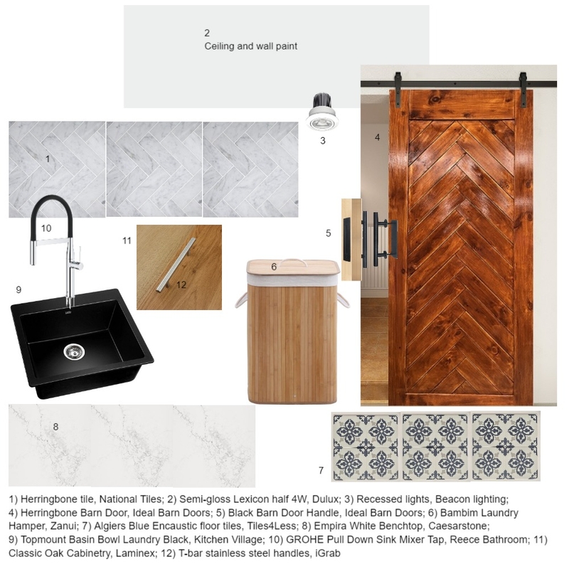 Becker - Sample Board Laundry Proposal Mood Board by Davinia Lorretta Design on Style Sourcebook