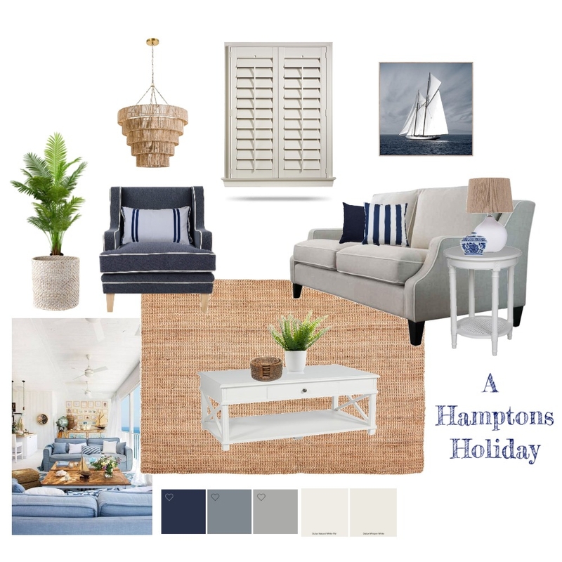 Hamptons Mood Board by Az on Style Sourcebook